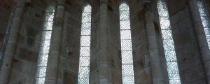 Witraże z Mont Saint Michel